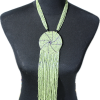 IMG_0874 Collier de Perles - médaillon et franges - vert clair