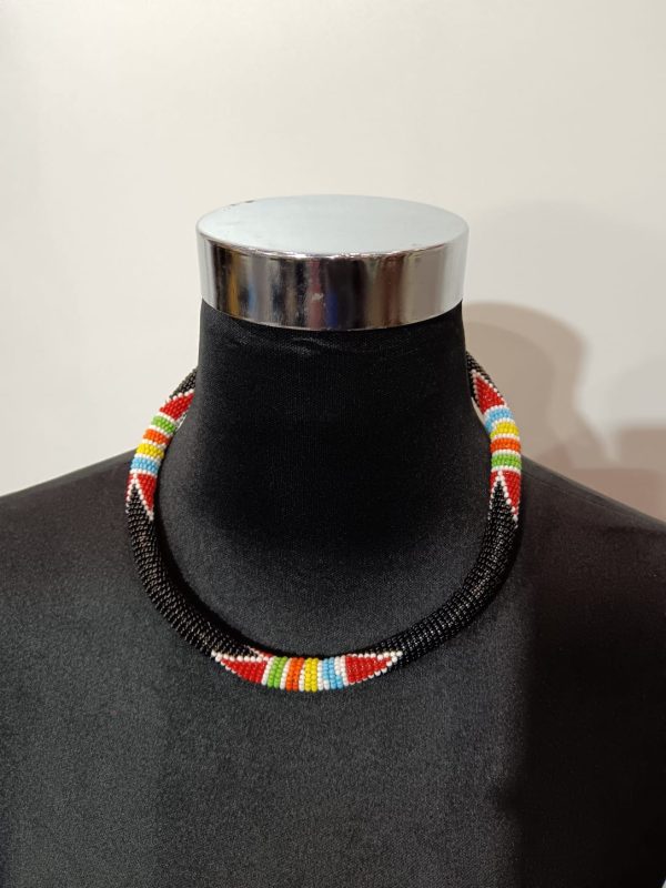 WhatsApp Image 2026-01-16 at 16.51.23 Collier en perles tubulaires tissées - Noir
