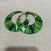 WhatsApp Image 2026-01-17 at 01.26.54 Boucles d'oreilles en Wax pailleté - Vert / Or