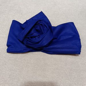 WhatsApp Image 2026-01-18 at 15.54.24 (1) Bandeau Long en wax à structure - Uni – Bleu marine