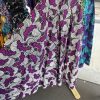 Jupe court en Wax Mauve